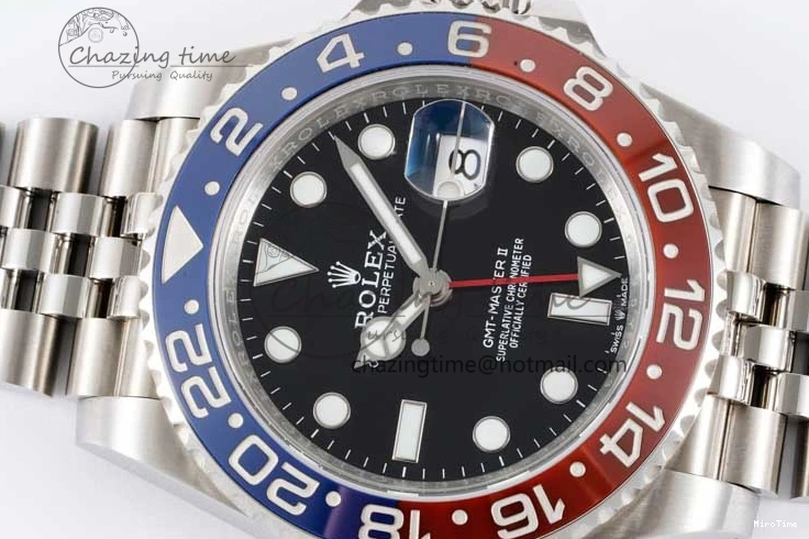 MiroTime 0521 GMT Master II 126710 BLRO 904L SS APF 1:1 Best Edition on Jubilee Bracelet VR3285 CHS Soft 2048
